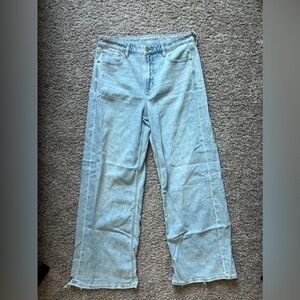 Super high rise baggy wide leg